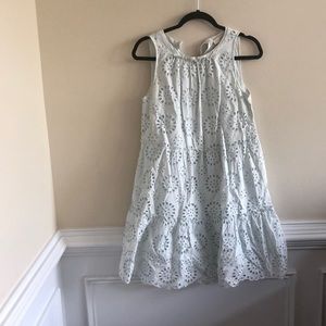 Loft eyelet swing dress
